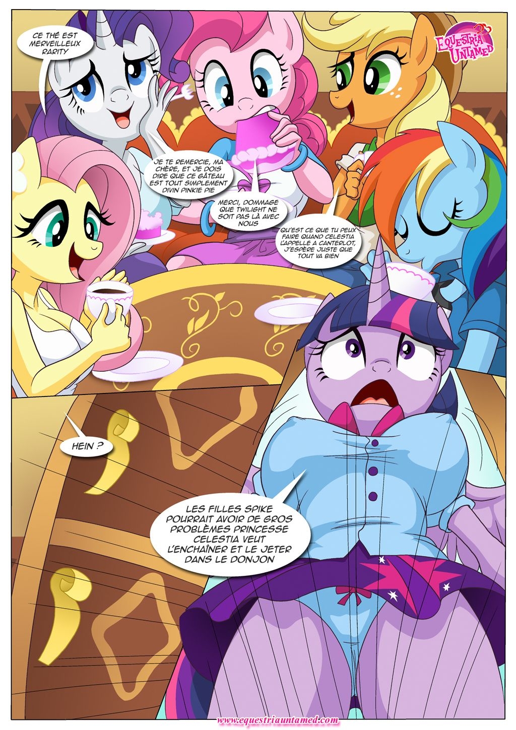 [Palcomix] The Power Of Dragon Mating (My Little Pony Friendship Is Magic) [French] [Melotan] 1