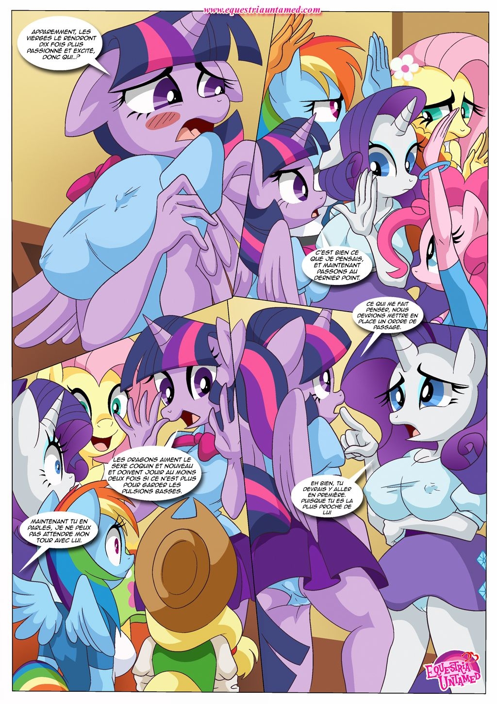[Palcomix] The Power Of Dragon Mating (My Little Pony Friendship Is Magic) [French] [Melotan] 20