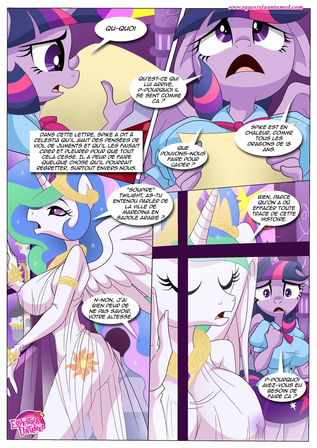 [Palcomix] The Power Of Dragon Mating (My Little Pony Friendship Is Magic) [French] [Melotan] 4