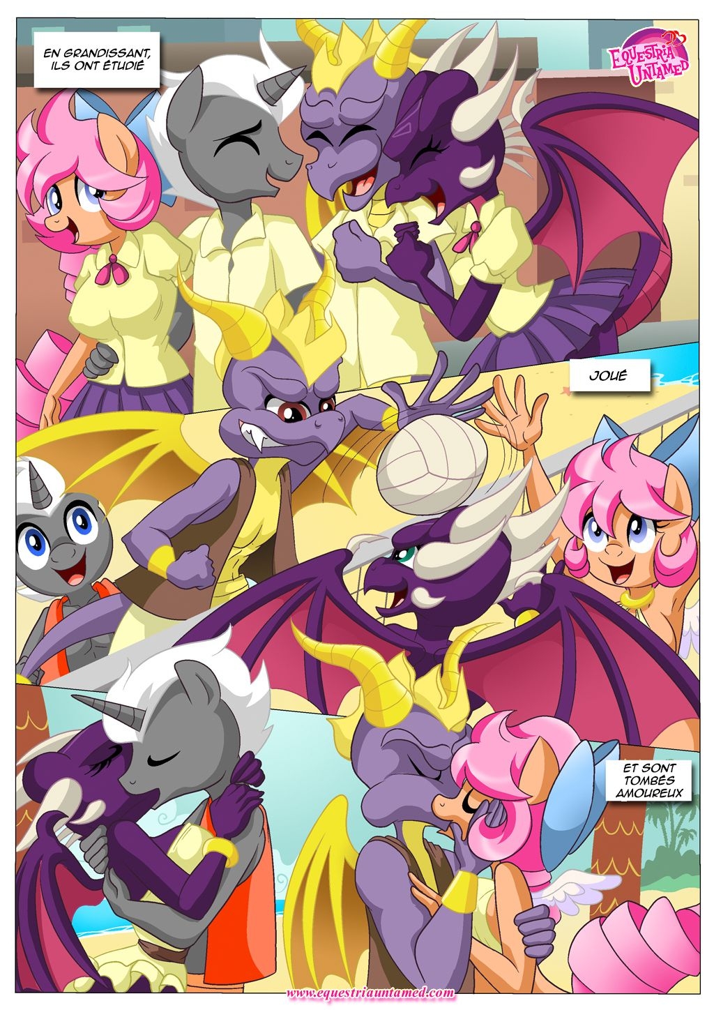 [Palcomix] The Power Of Dragon Mating (My Little Pony Friendship Is Magic) [French] [Melotan] 6