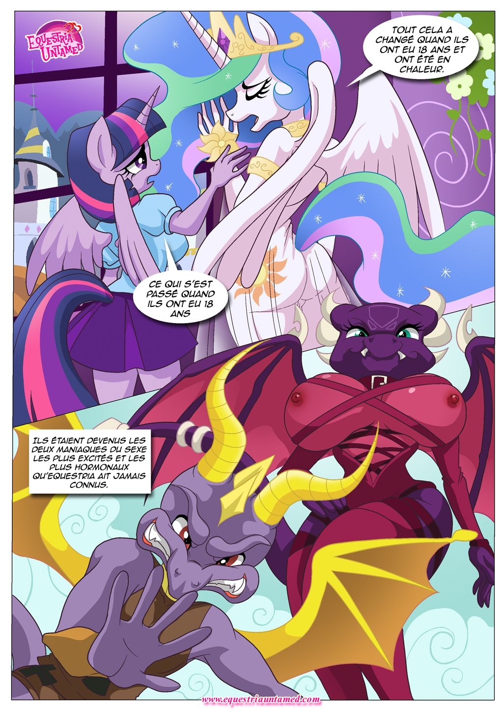 [Palcomix] The Power Of Dragon Mating (My Little Pony Friendship Is Magic) [French] [Melotan] 7