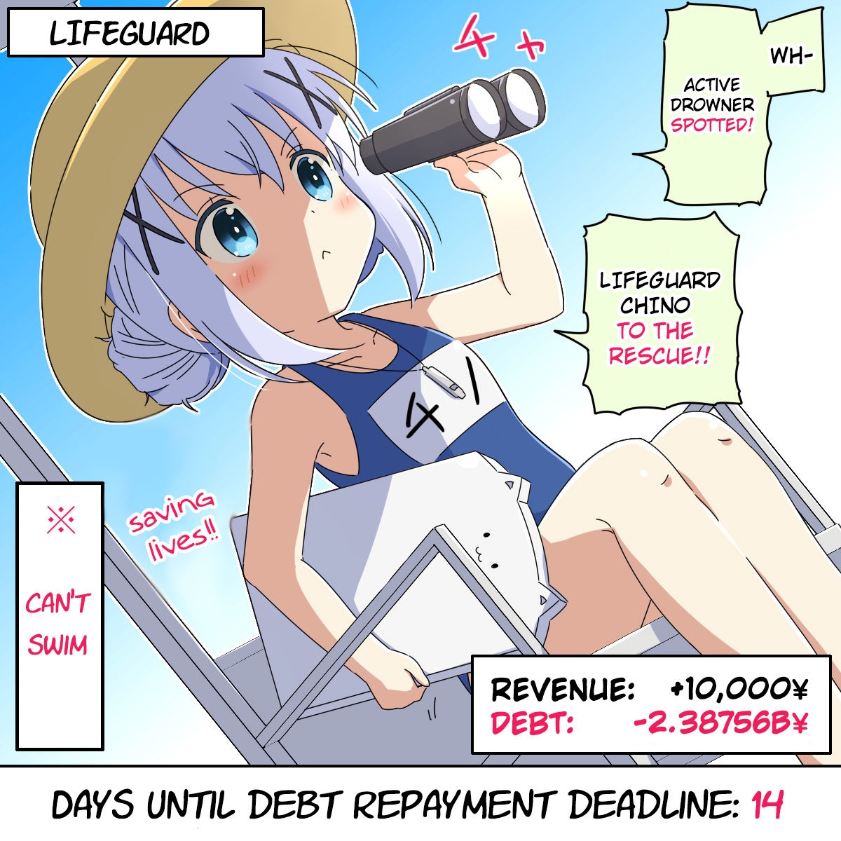 Na! [Chino] Chino-chan Owes 3 Billion Yen in Debt 16