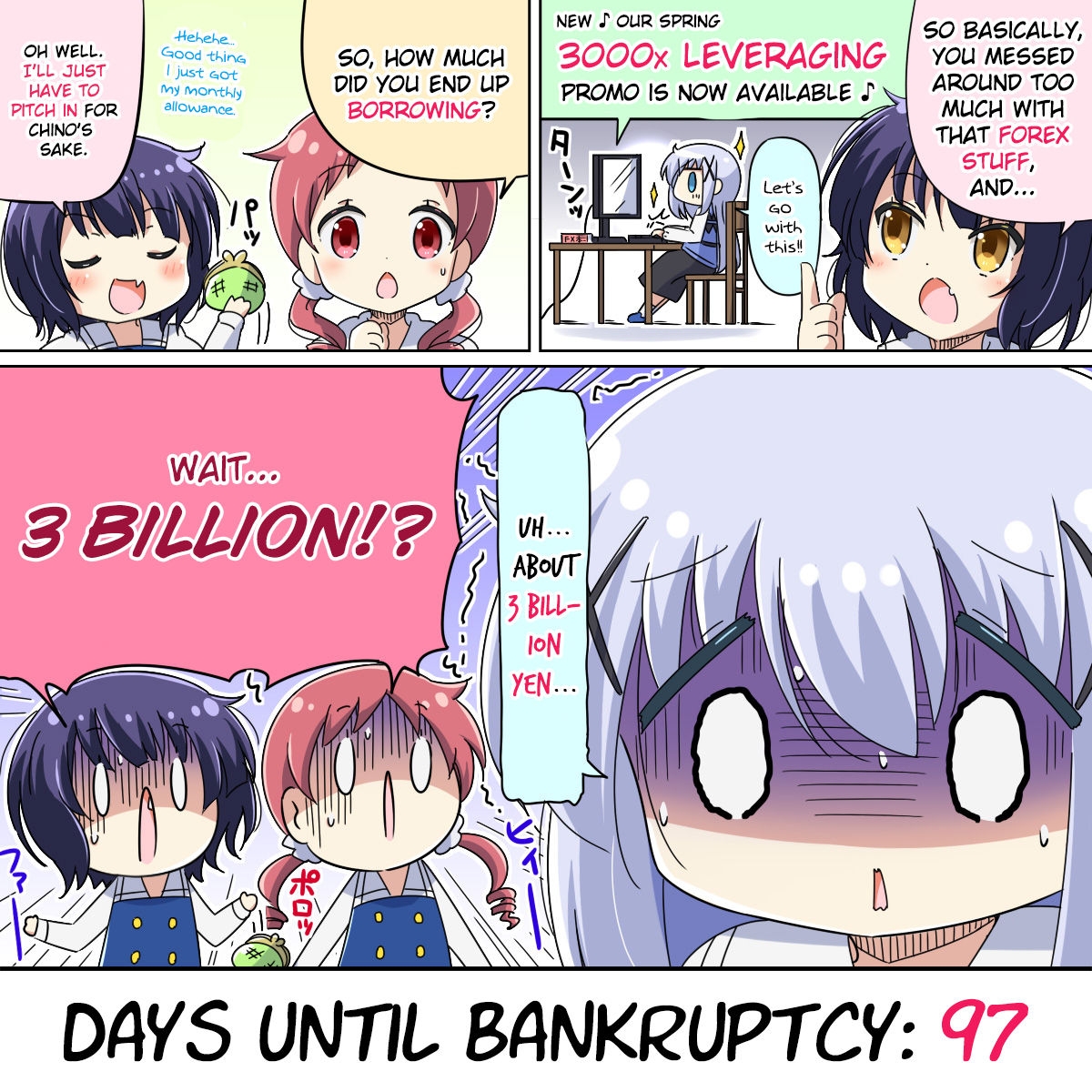 Na! [Chino] Chino-chan Owes 3 Billion Yen in Debt 2