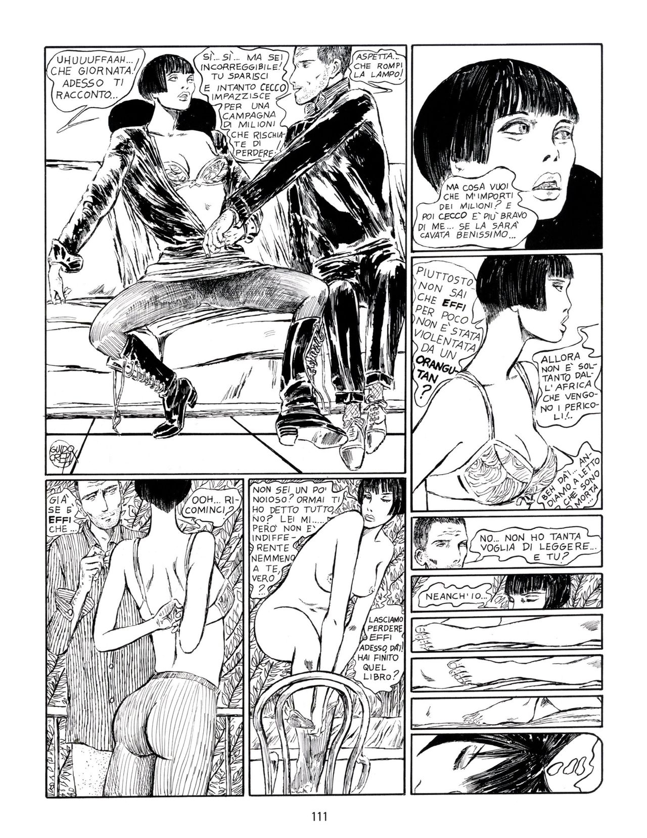 [Guido Crepax] Erotica Fumetti #29 : Arrivederci Valentina? : Verso una nuova vita [Italian] 114