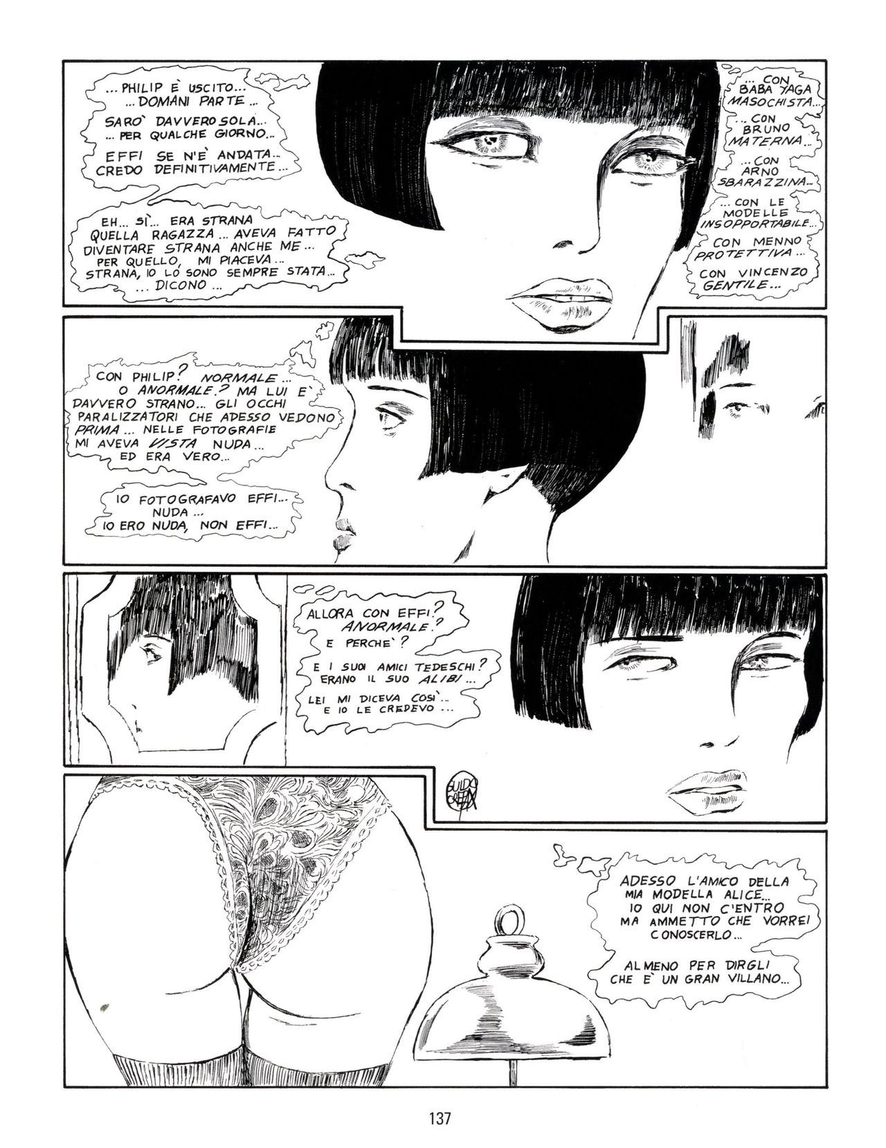 [Guido Crepax] Erotica Fumetti #29 : Arrivederci Valentina? : Verso una nuova vita [Italian] 140