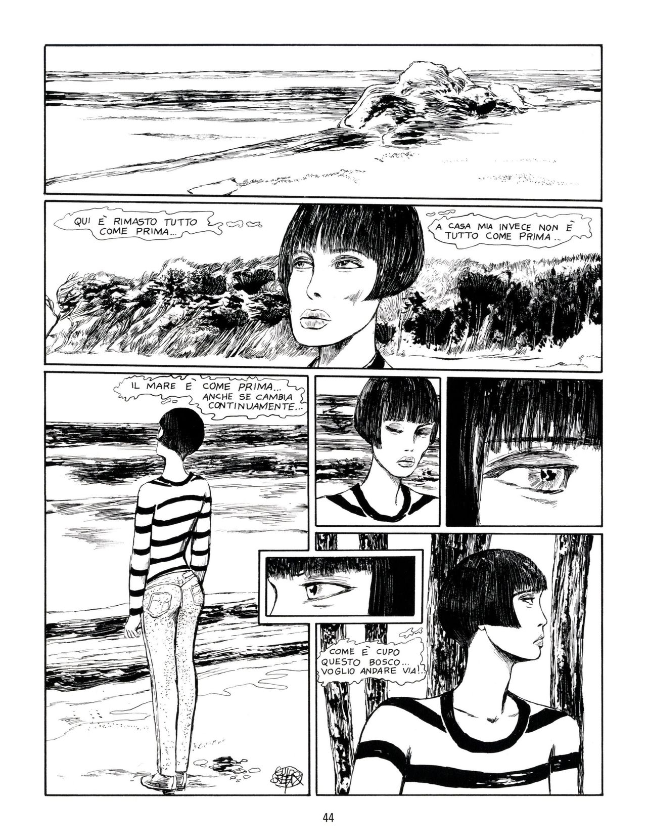 [Guido Crepax] Erotica Fumetti #29 : Arrivederci Valentina? : Verso una nuova vita [Italian] 47