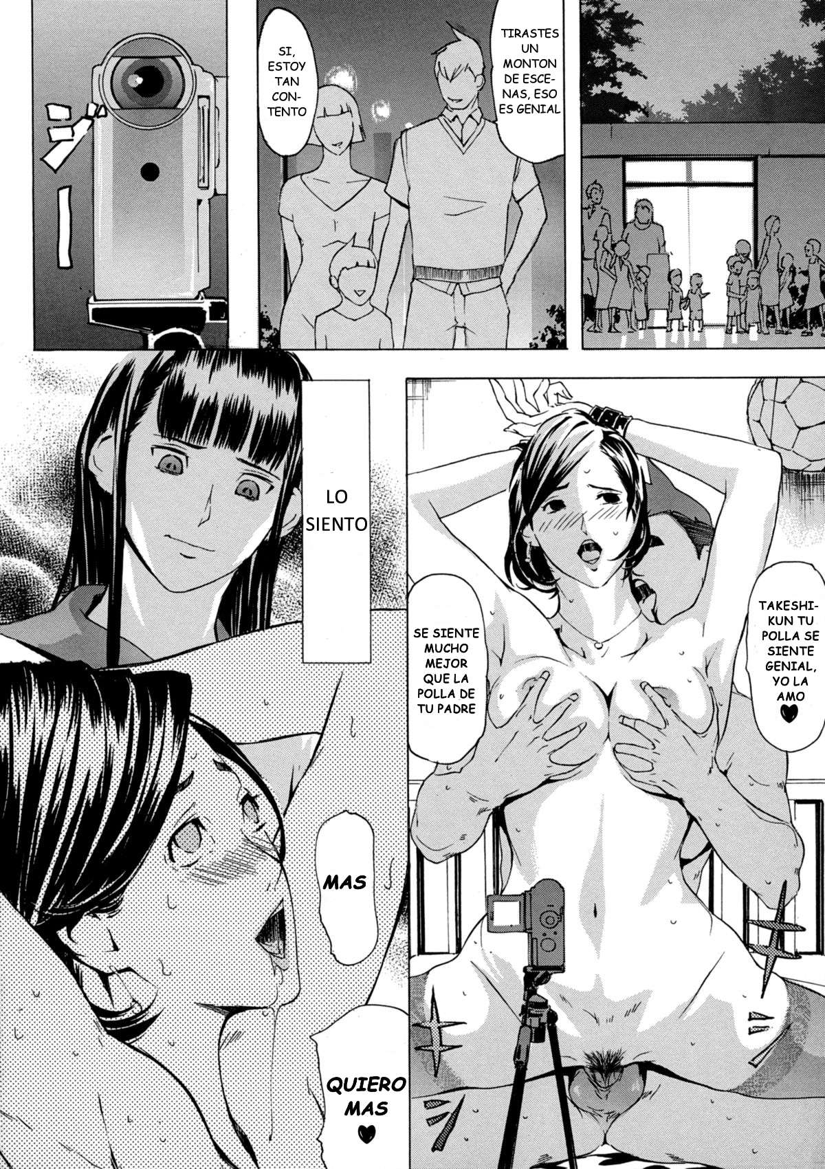 [Clone Ningen] Yomeho to Tsumaho | Yome Hole & Tsuma Hole Chapter 3 [Spanish] [jaguaredx] 21