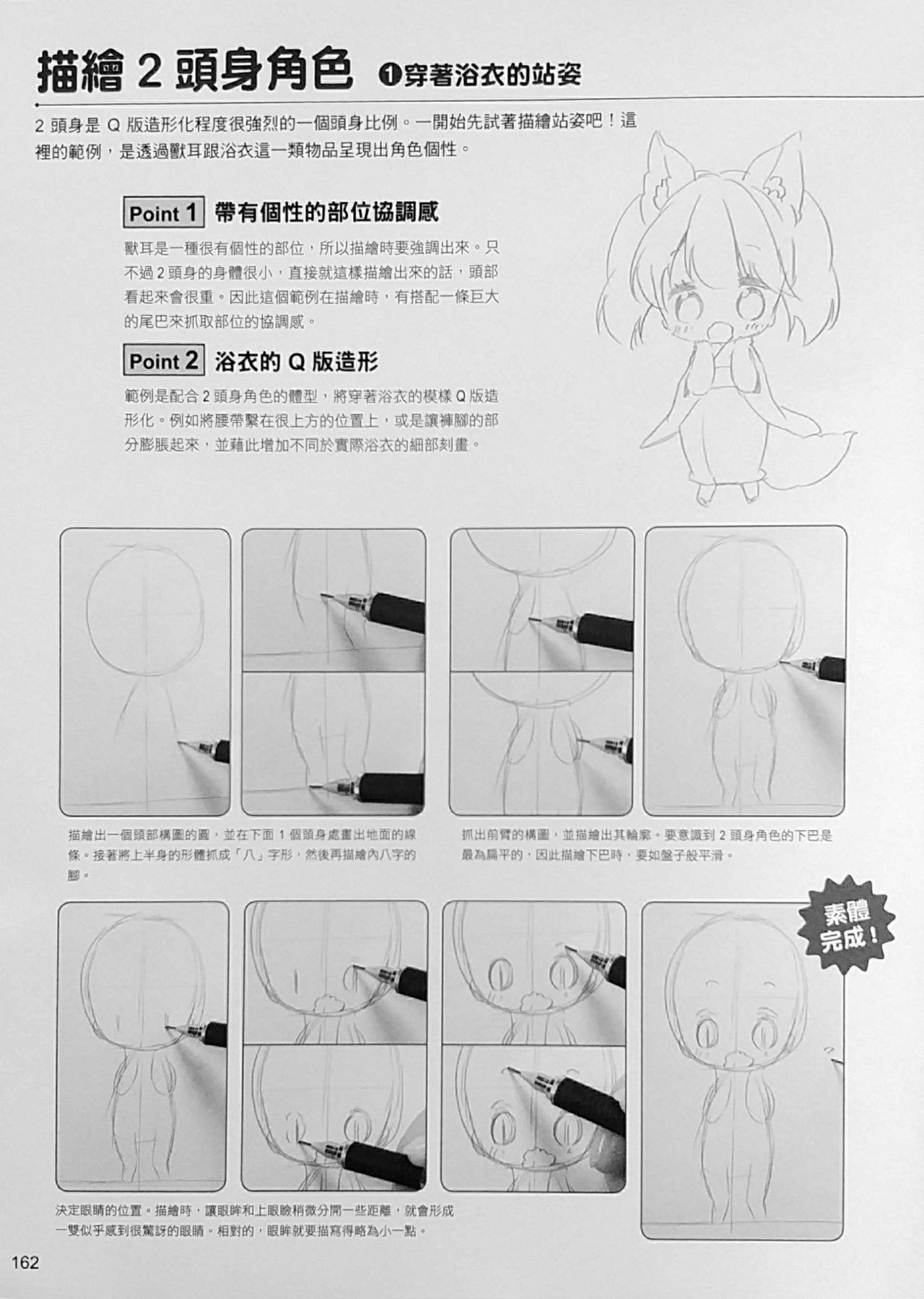 How to draw different mini charater 161