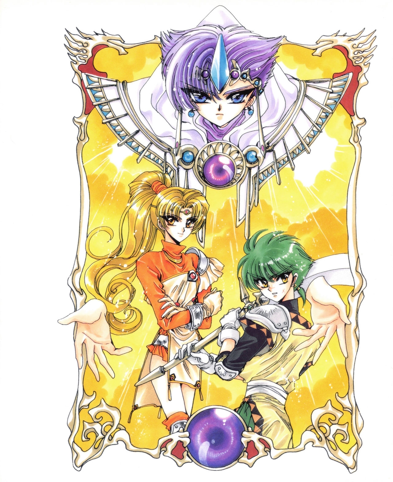 Magic Knight Rayearth Illustrations Collection 21