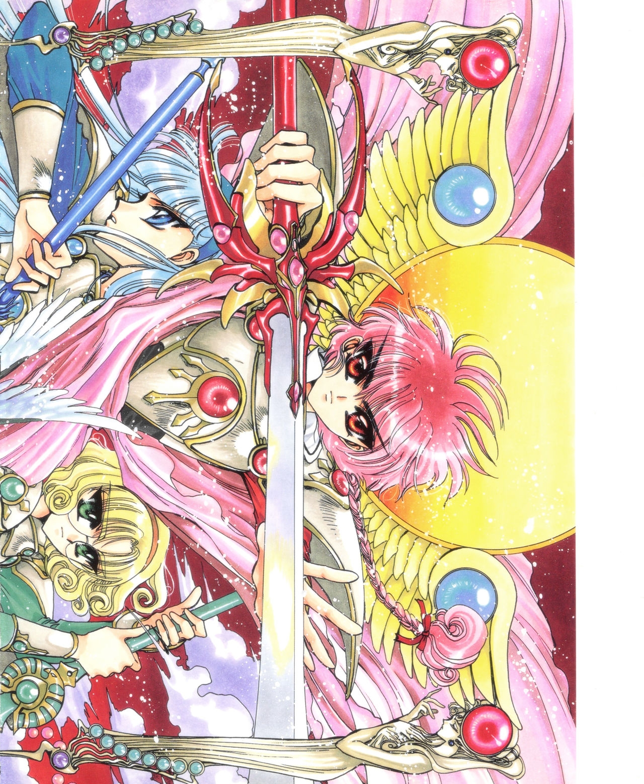 Magic Knight Rayearth Illustrations Collection 47