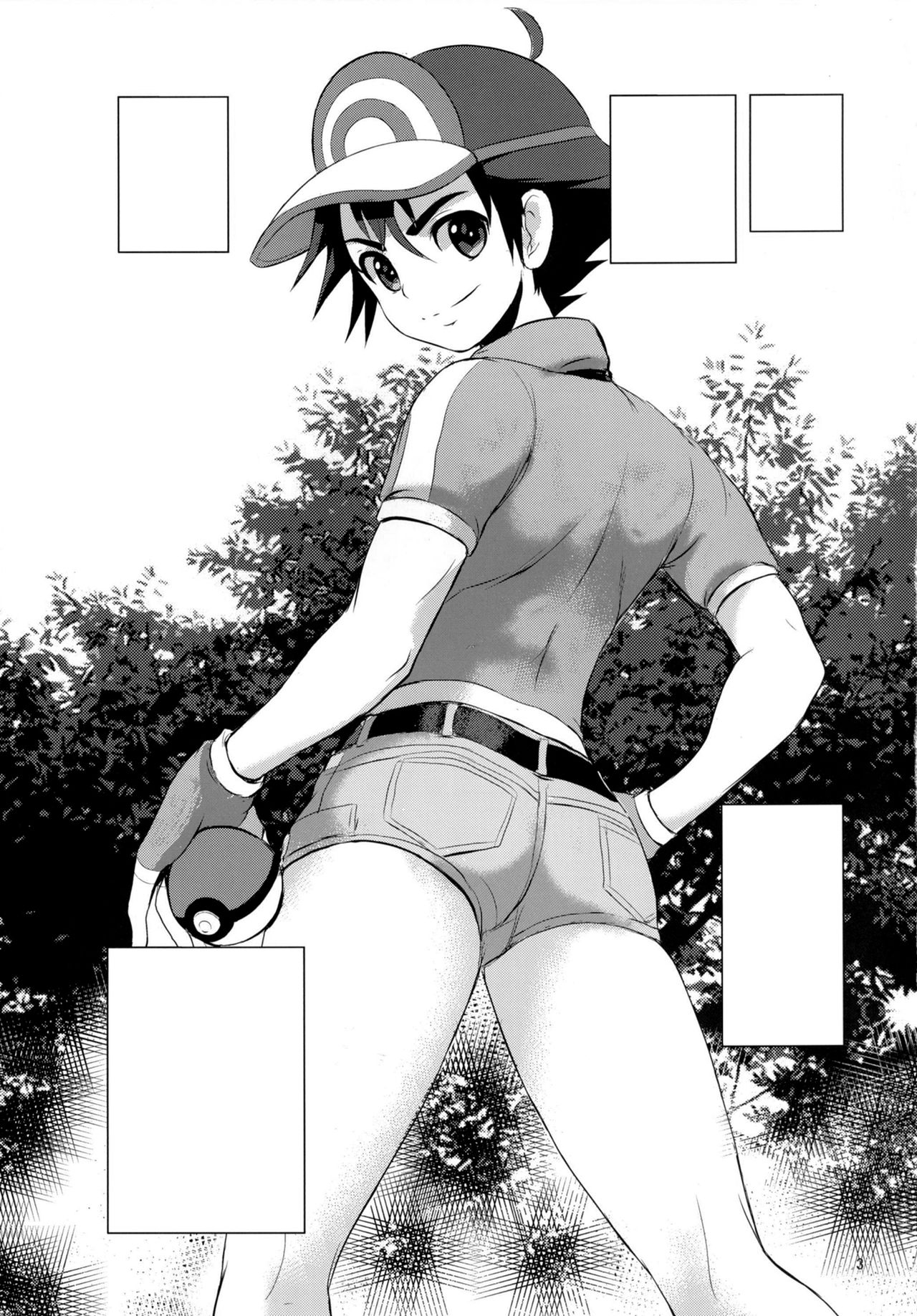 (C88) [Makoto☆Skip (Makoto Daikichi)] SatoSHI to TakeSHI no Futari wa PuriPuri (Pokémon) [Textless] 1