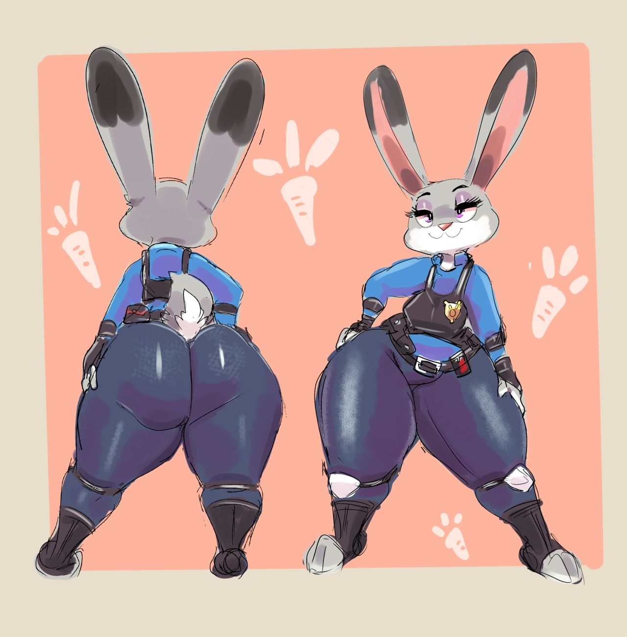 [Kiseff] Judy's Fat Butt (Zootopia) 0
