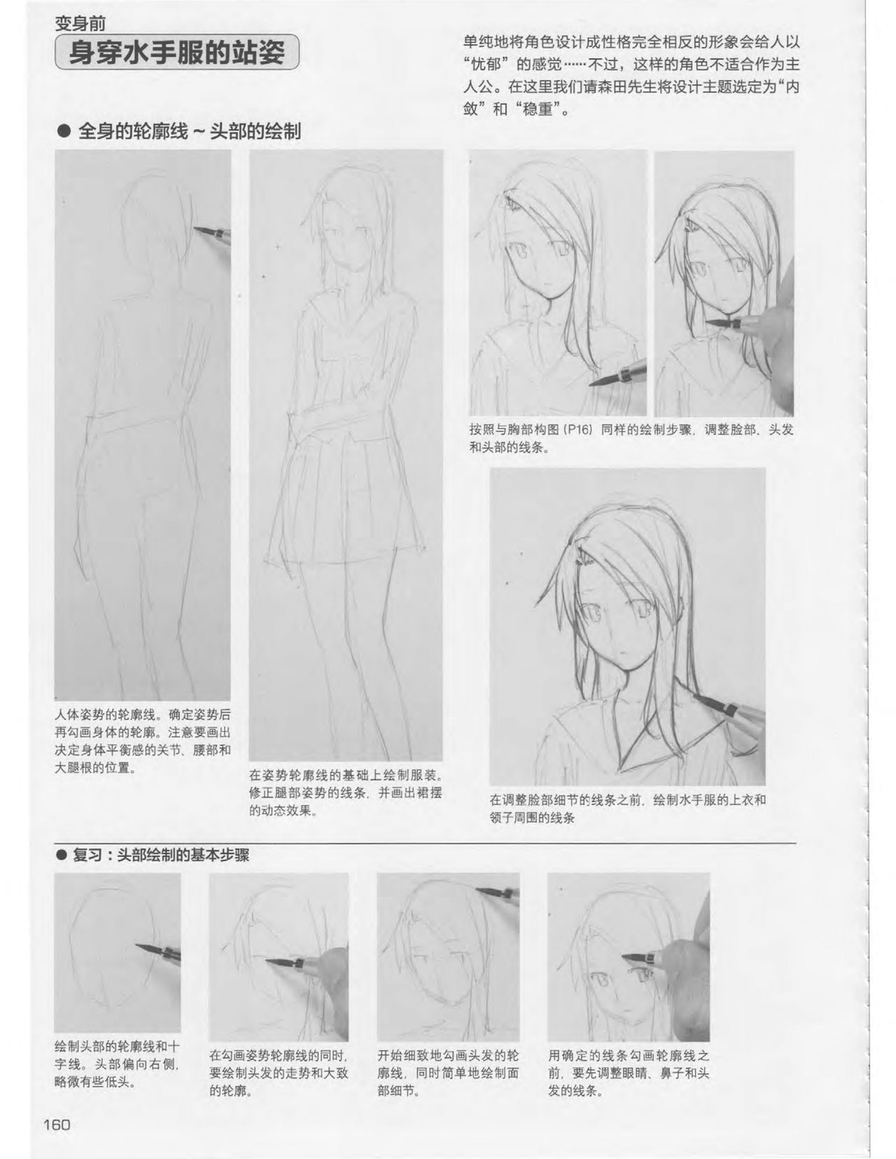 Japanese Manga Master Lecture 3: Lin Akira and Kakumaru Maru Talk About Glamorous Character Modeling 159