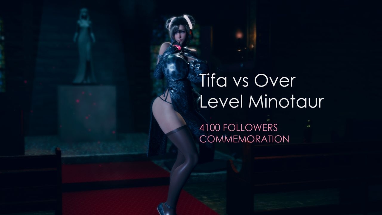 Tifa vs Overlevel Minotaur 0