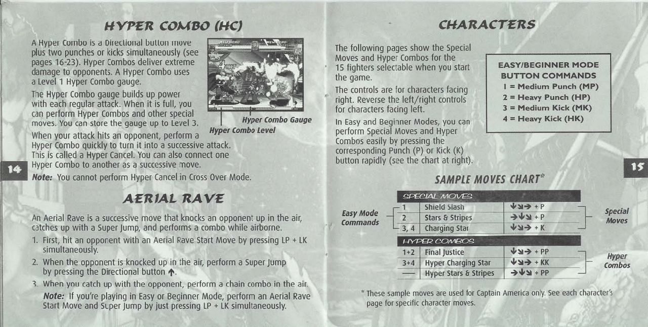 Marvel Versus Capcom Manual 8