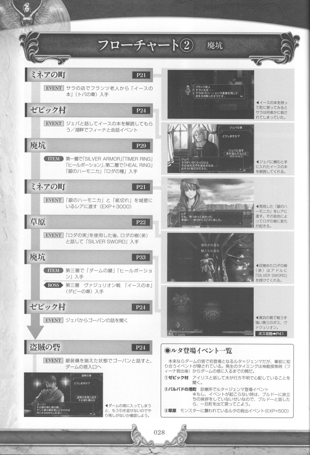 Ys I & II Chronicles Official Strategy Guidebook 30