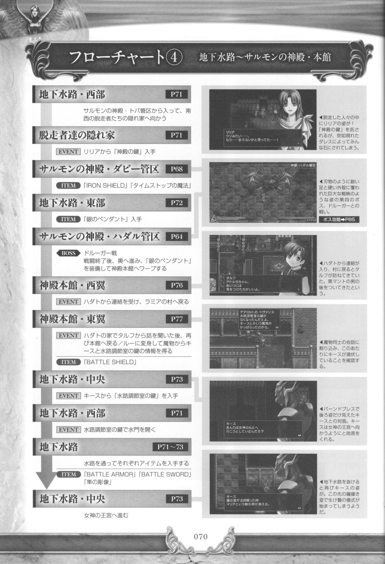 Ys I & II Chronicles Official Strategy Guidebook 72