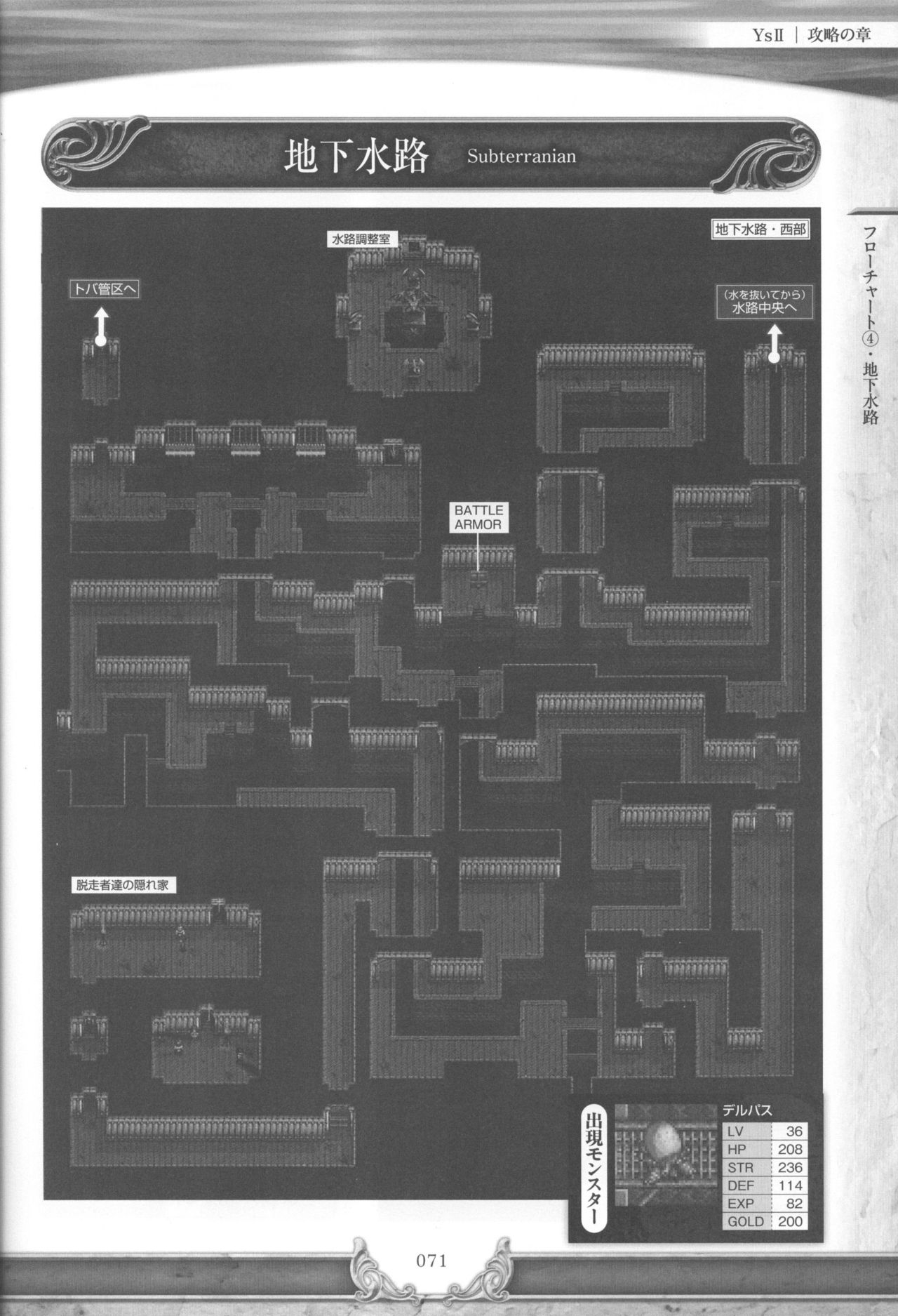 Ys I & II Chronicles Official Strategy Guidebook 73