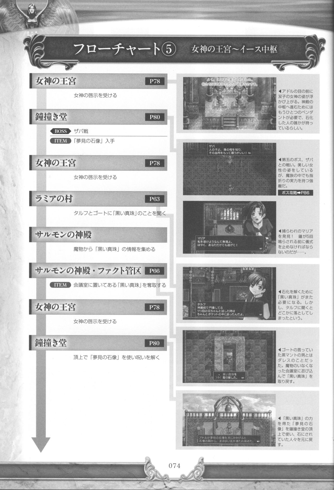 Ys I & II Chronicles Official Strategy Guidebook 76