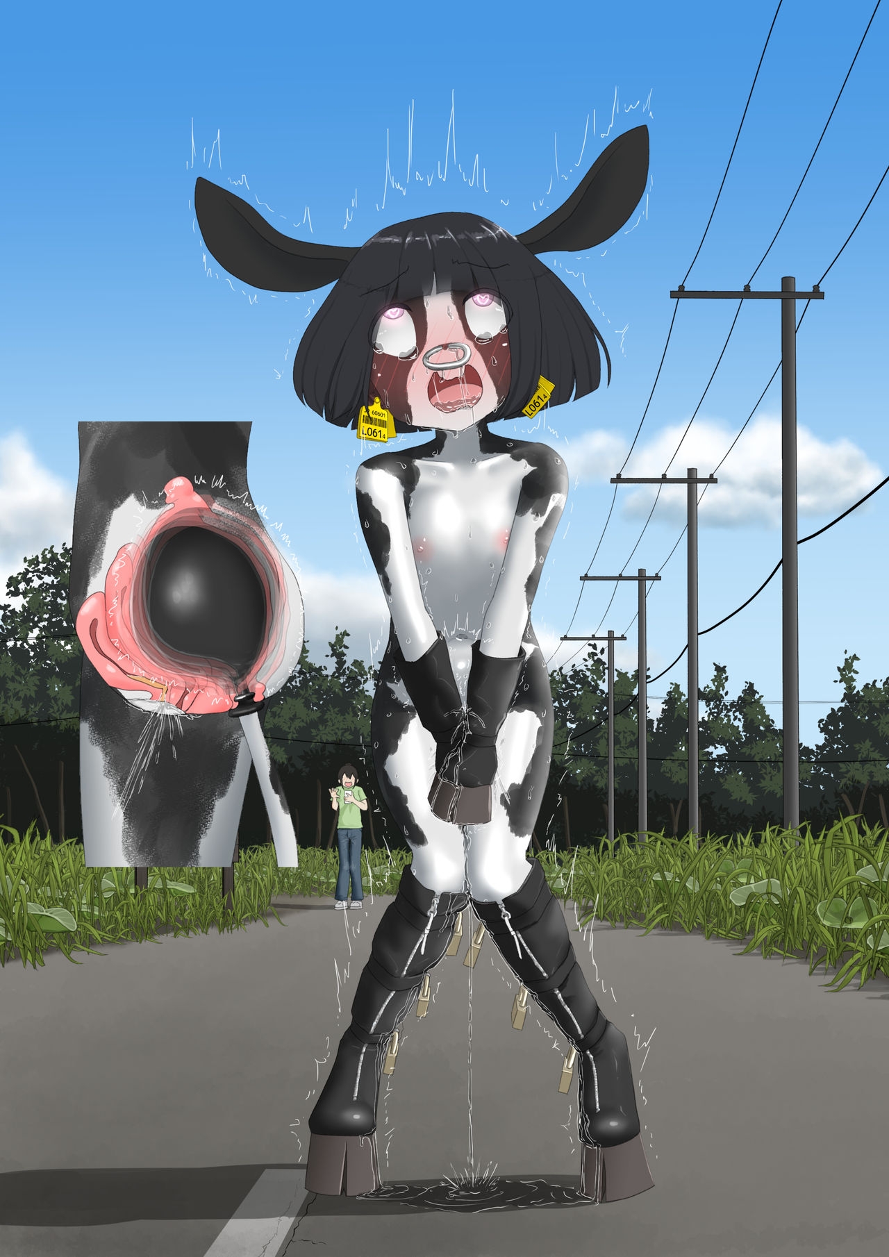 Cow Painted Girl shinshi zaibatsu 169