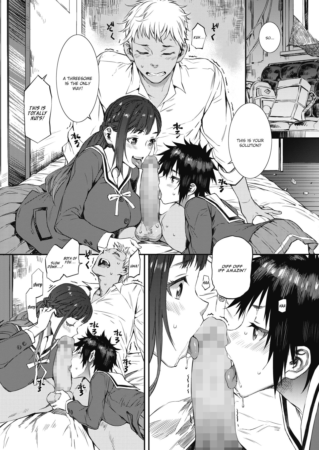 [Musashimaru] Houkago Threesome! | After-school Threesome! (COMIC HOTMILK 2020-07) [English] {brolen} [Digital] 8