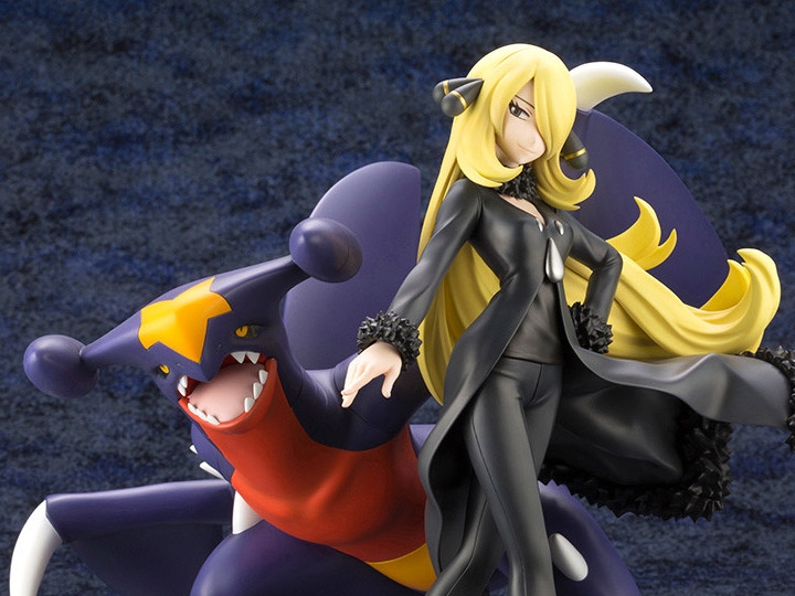 Pokemon ArtFX J Cynthia With Garchomp Statue [bigbadtoystore.com] 0