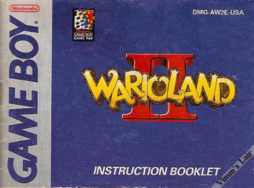 Wario Land 1, 2, 3, 4, Virtual Boy And Shake It Manuals 15
