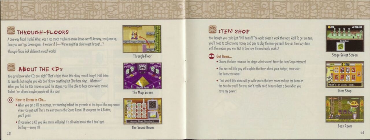 Wario Land 1, 2, 3, 4, Virtual Boy And Shake It Manuals 58