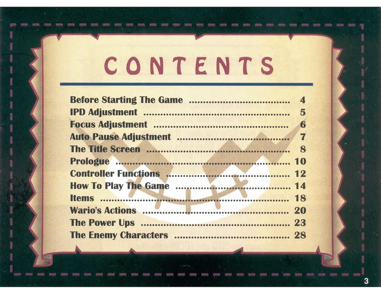Wario Land 1, 2, 3, 4, Virtual Boy And Shake It Manuals 70