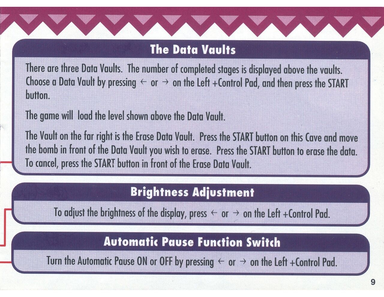 Wario Land 1, 2, 3, 4, Virtual Boy And Shake It Manuals 76