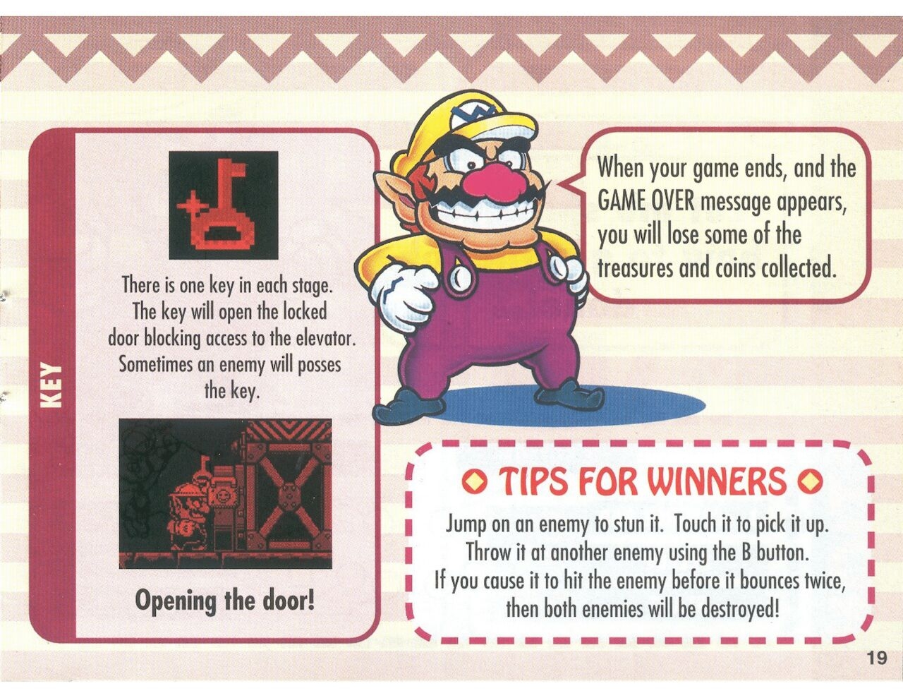 Wario Land 1, 2, 3, 4, Virtual Boy And Shake It Manuals 86