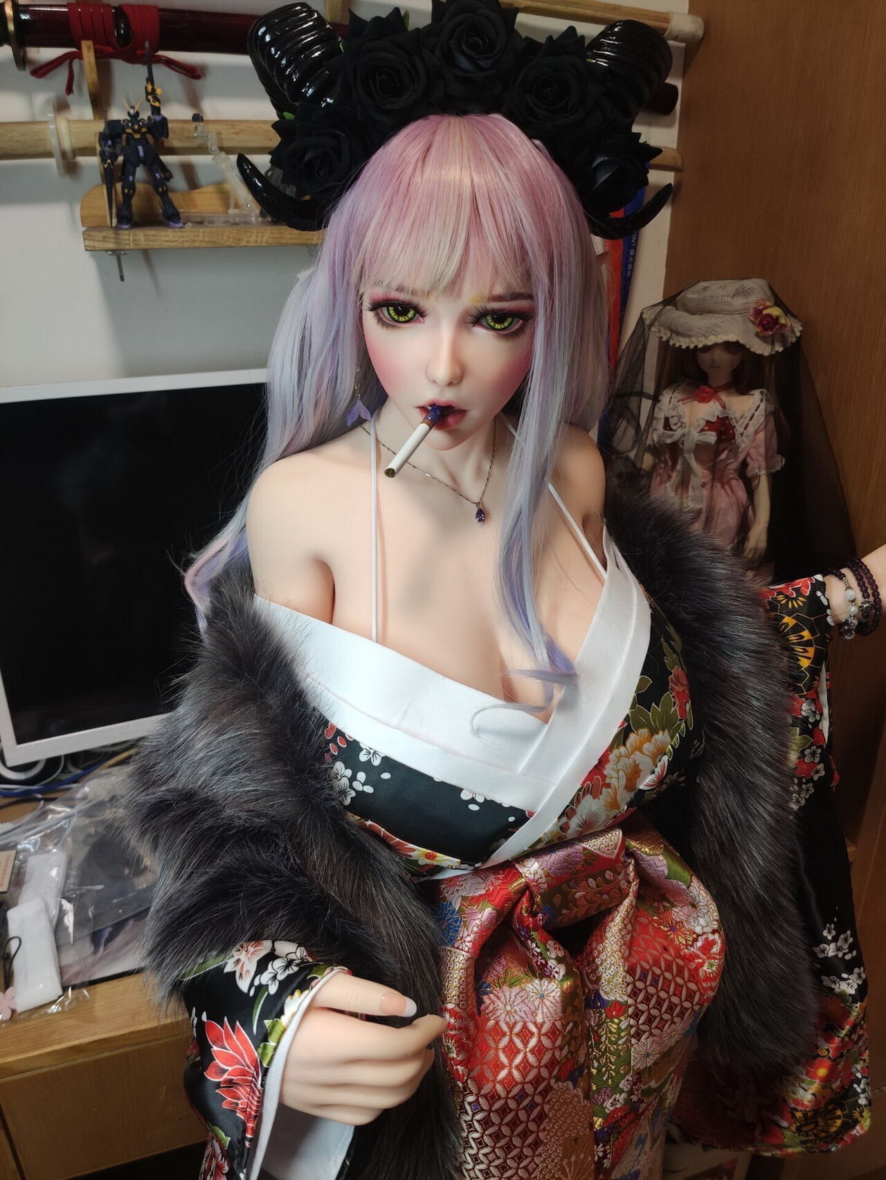 My newly received geisha-dressed ELF by crazy rabbit! HB024 Takano Rie 5