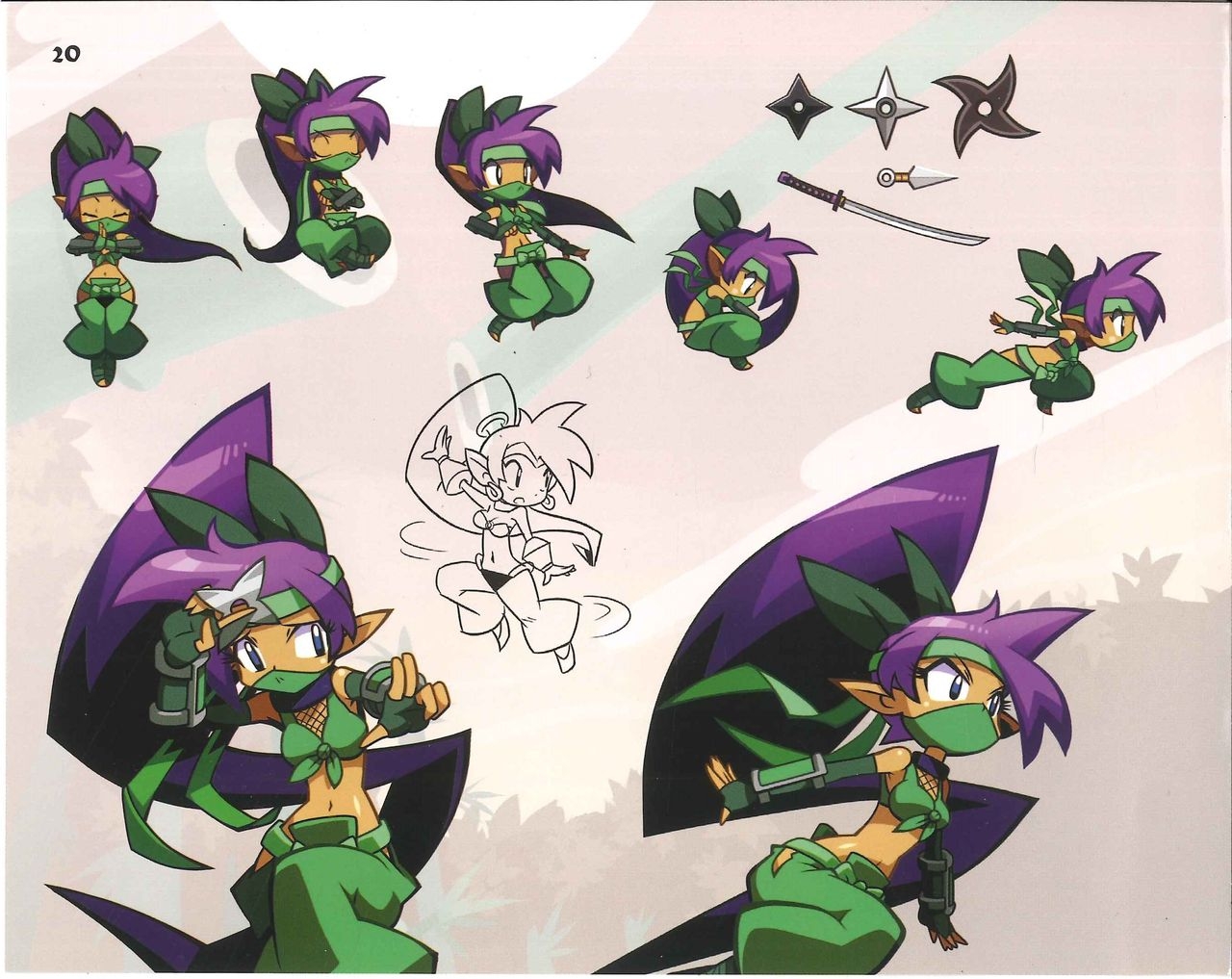 Shantae Manual + Official Art 104