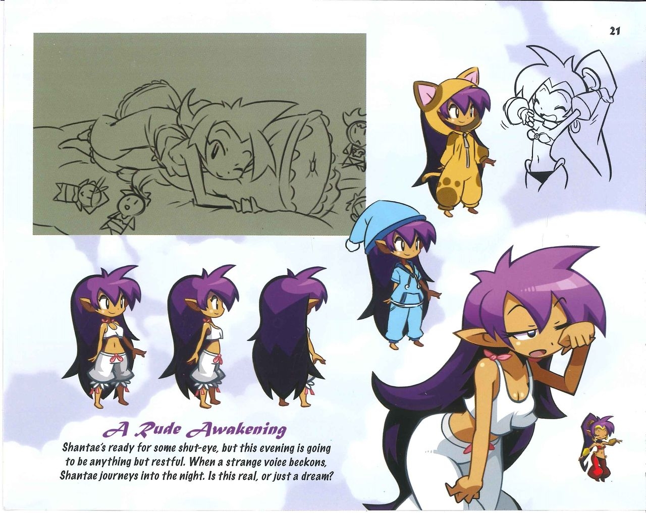 Shantae Manual + Official Art 105