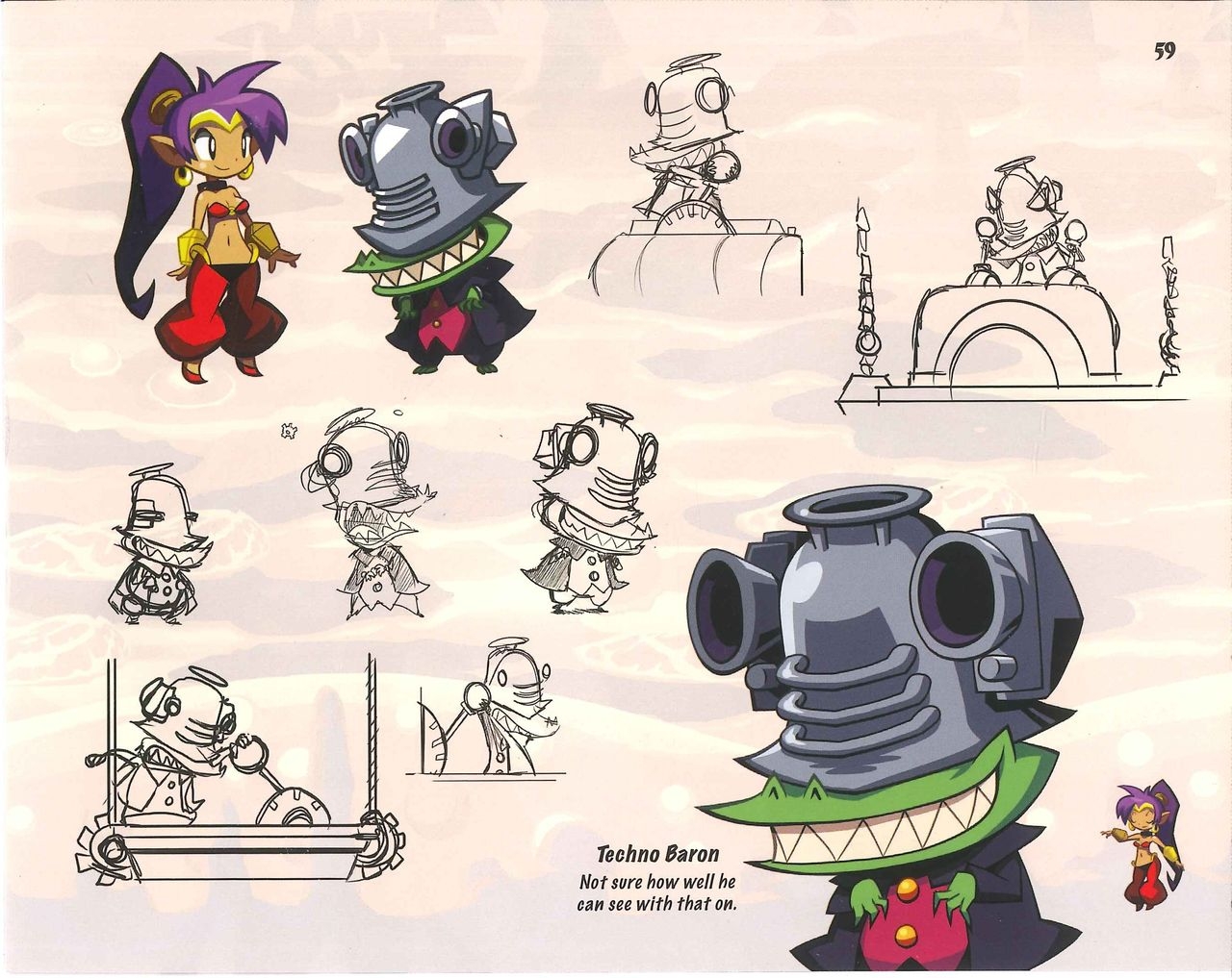 Shantae Manual + Official Art 106