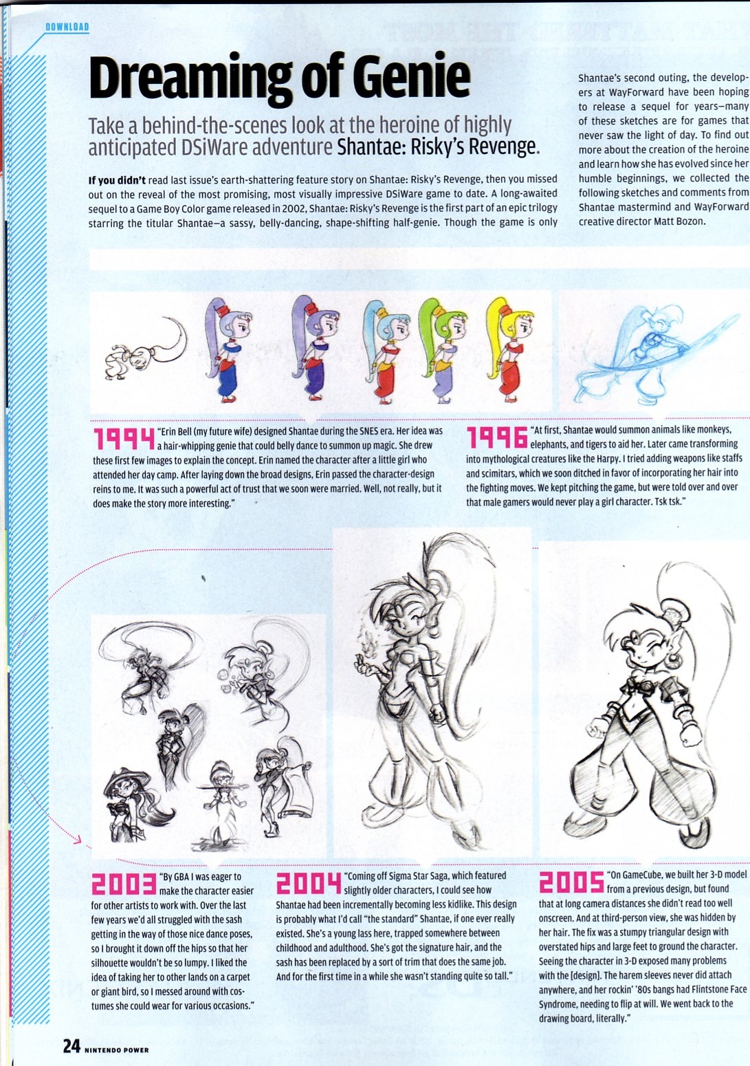 Shantae Manual + Official Art 26