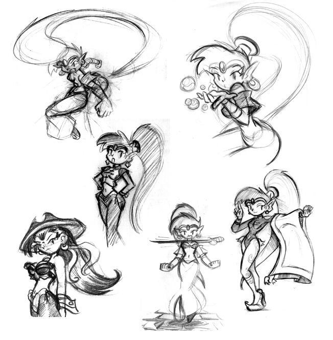 Shantae Manual + Official Art 27