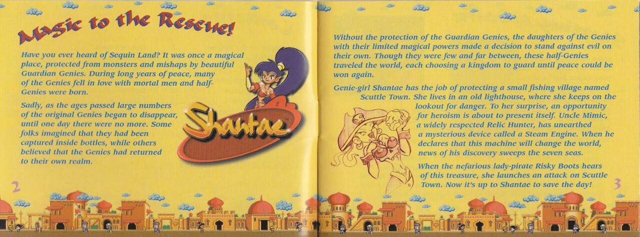 Shantae Manual + Official Art 2