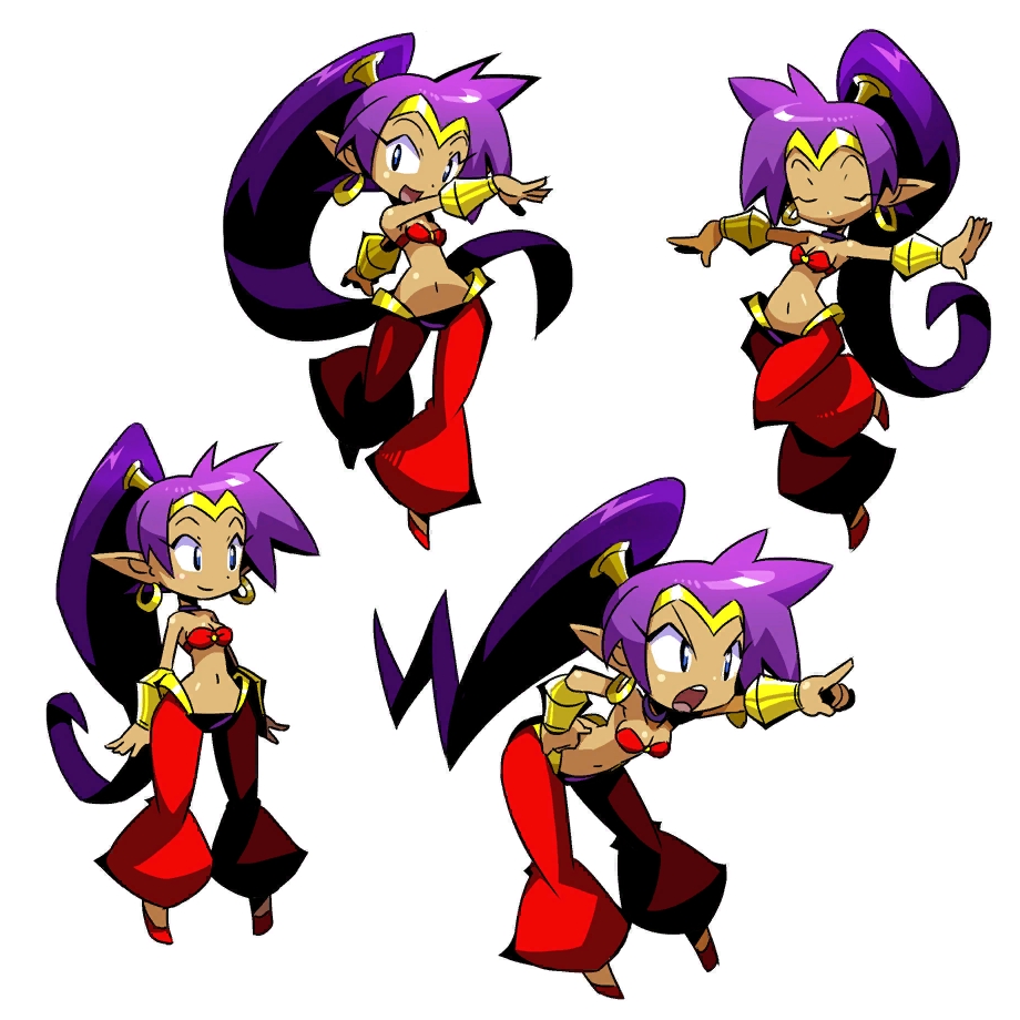 Shantae Manual + Official Art 50