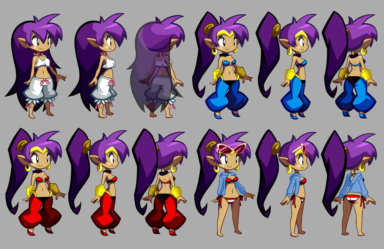 Shantae Manual + Official Art 57