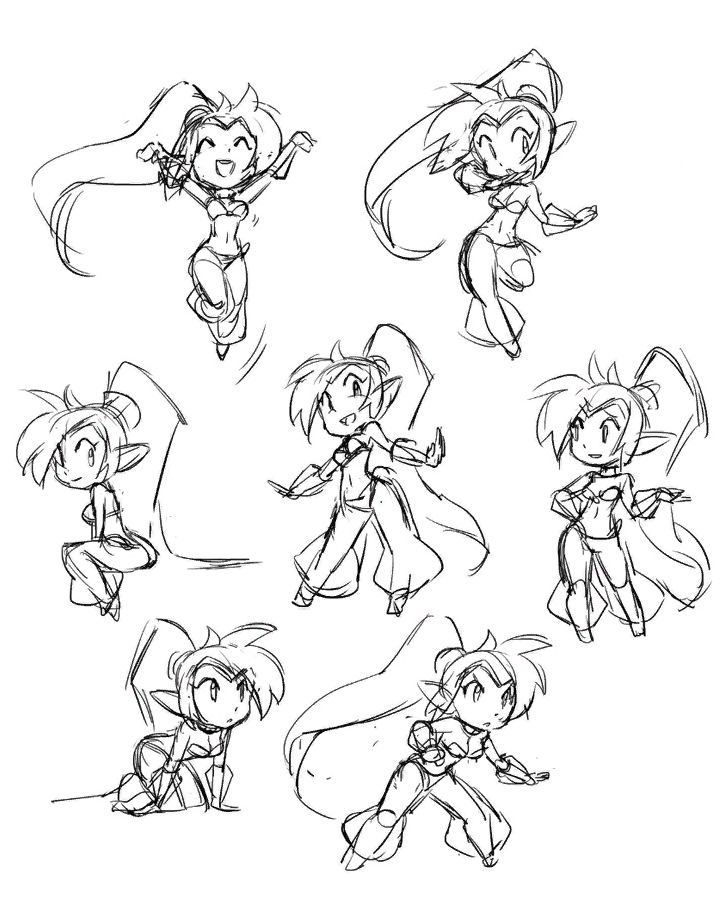 Shantae Manual + Official Art 71