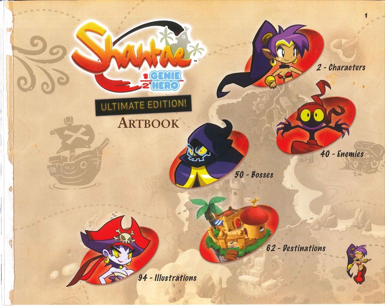 Shantae Manual + Official Art 85