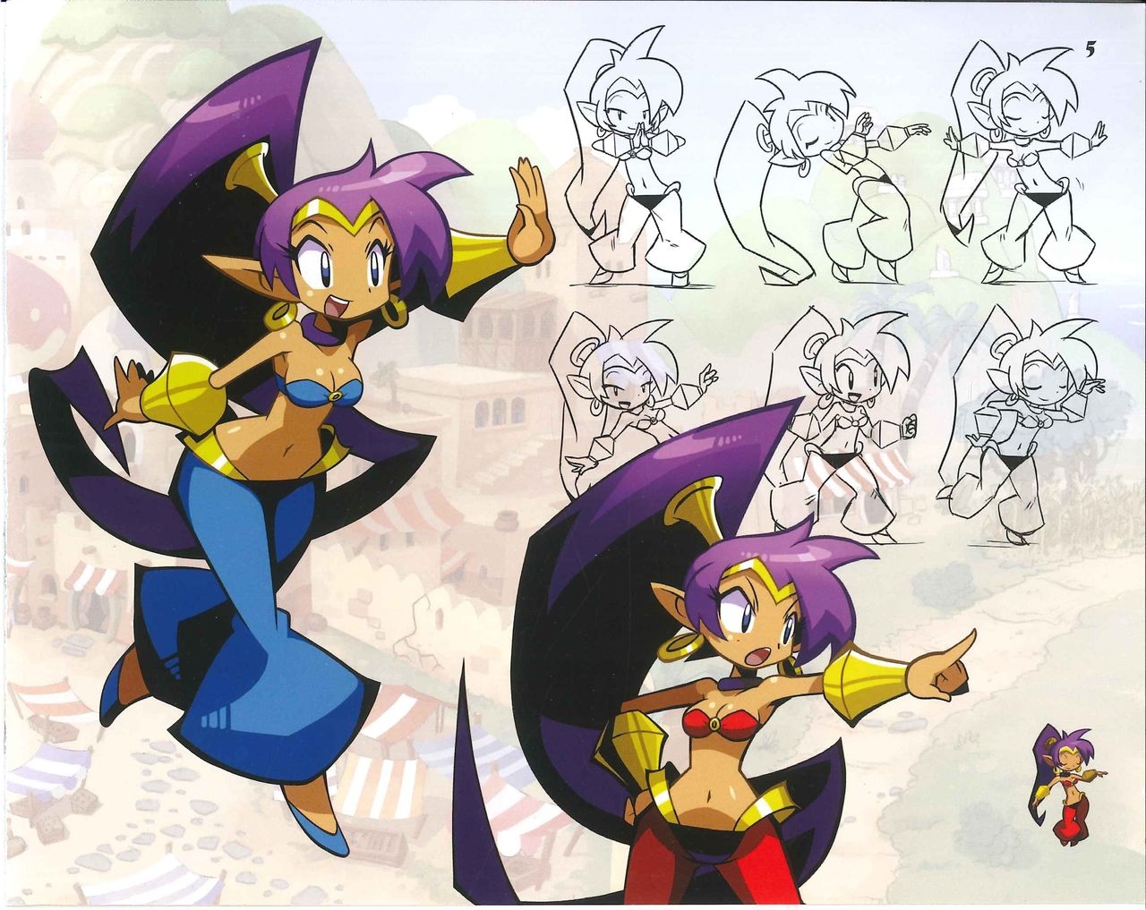 Shantae Manual + Official Art 89