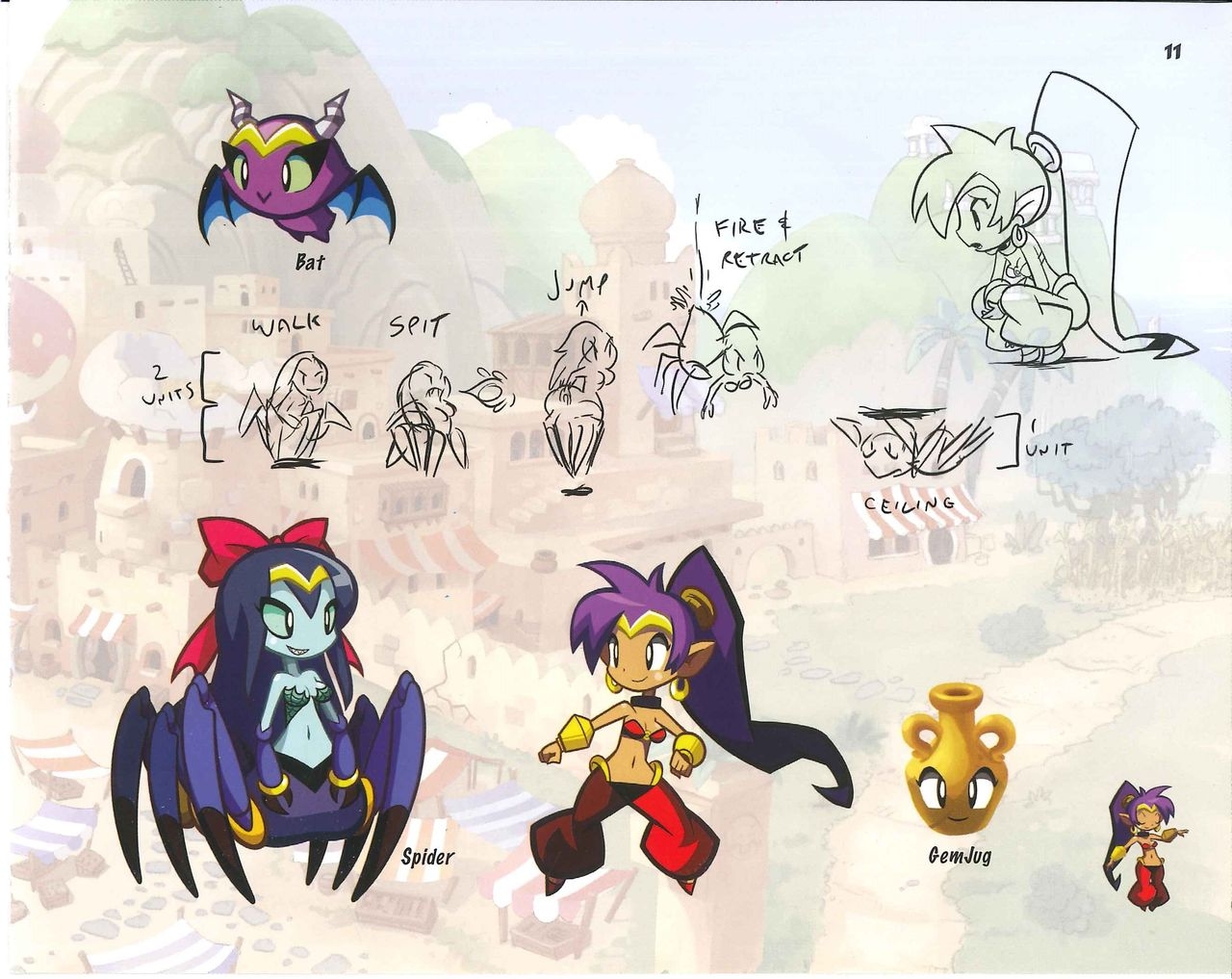 Shantae Manual + Official Art 95
