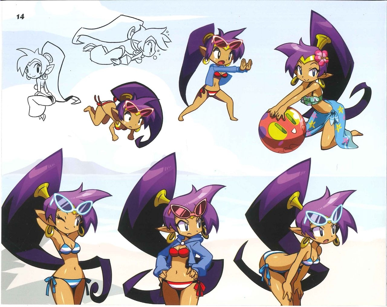 Shantae Manual + Official Art 98