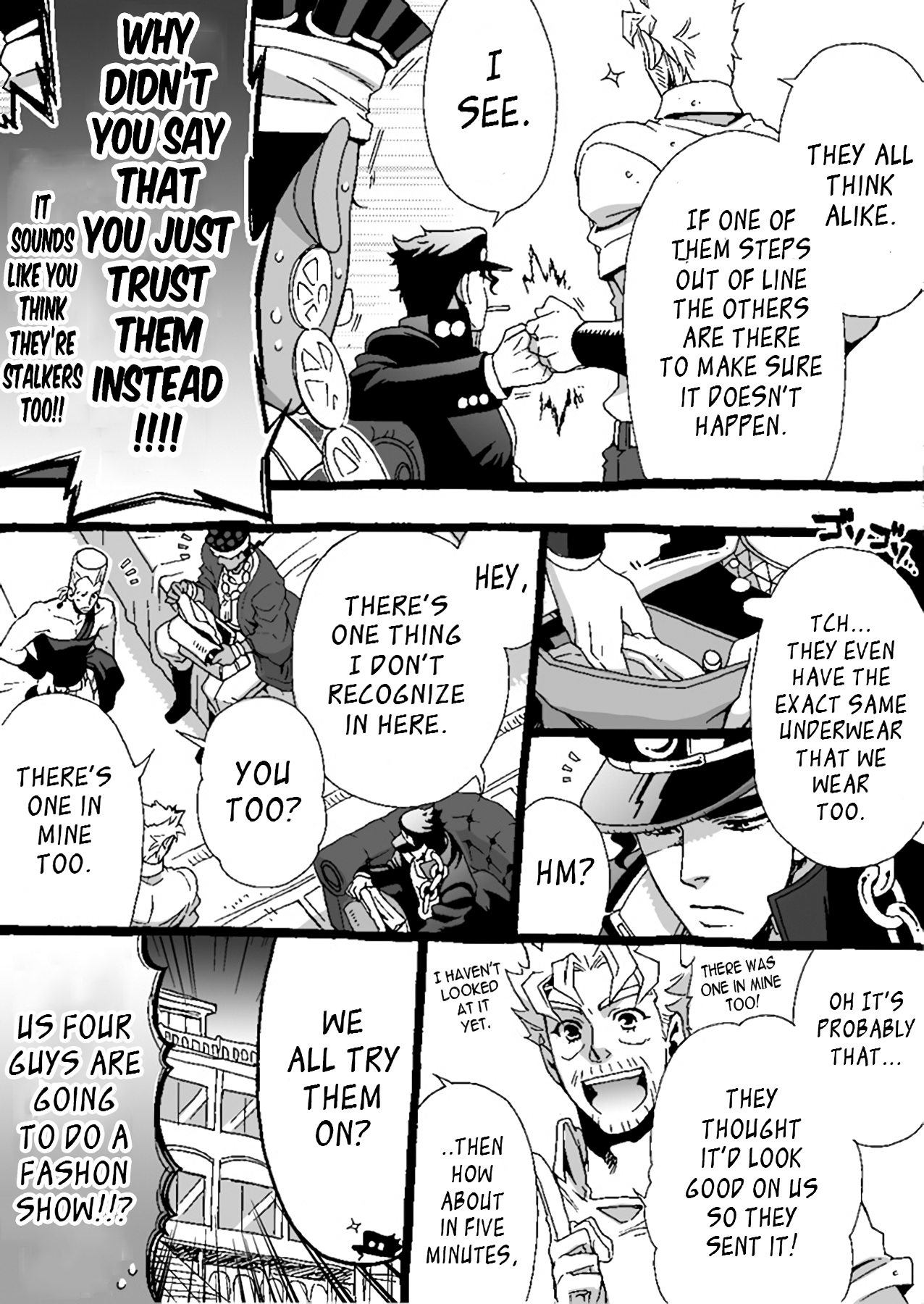 [Chrono Nanae] Mago Haji Jii wo Aishisugiteru | Grandson loves his Grandfather too much (JoJo's Bizarre Adventure) [English] {LeonTranslates}(misc art) 117