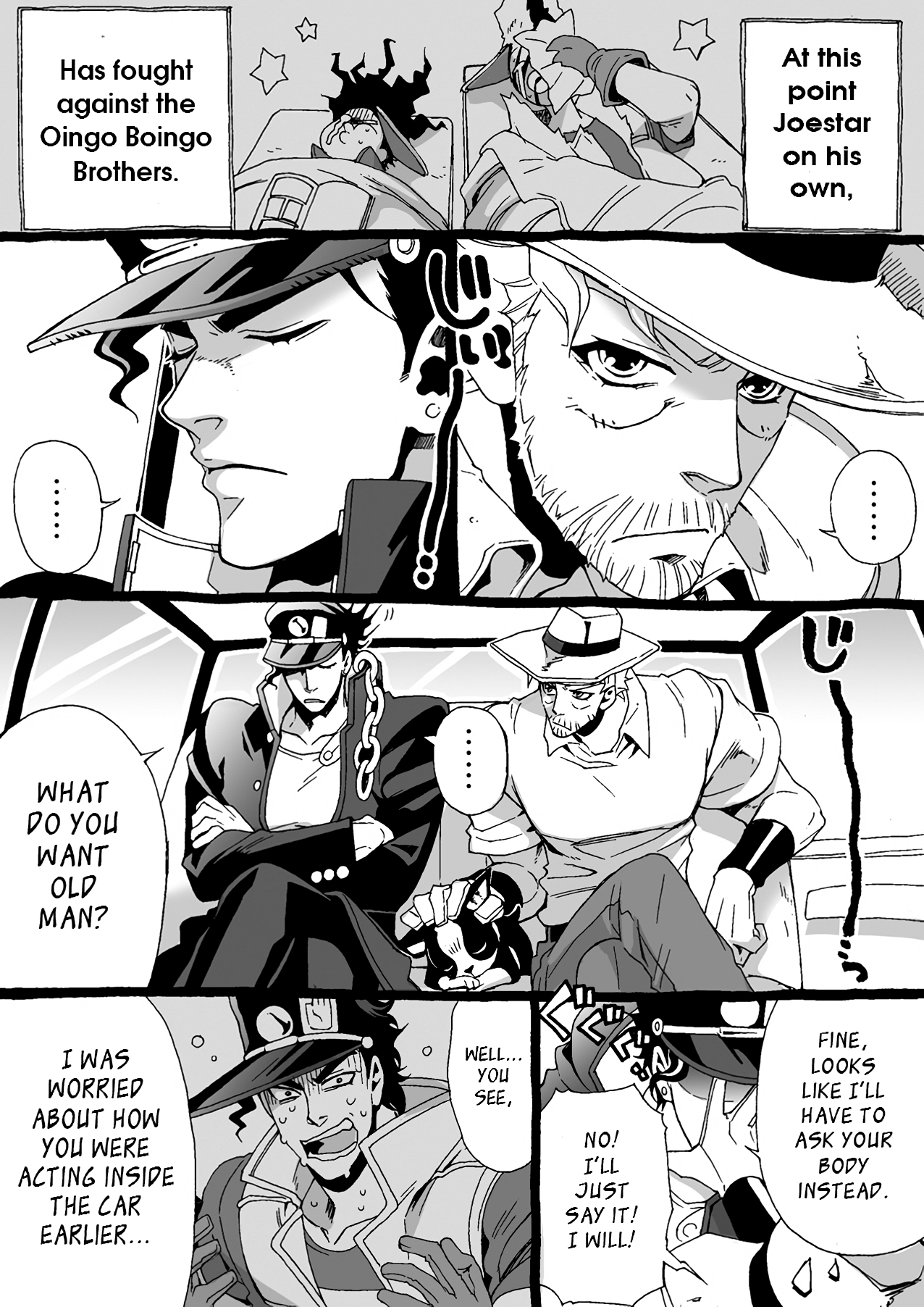 [Chrono Nanae] Mago Haji Jii wo Aishisugiteru | Grandson loves his Grandfather too much (JoJo's Bizarre Adventure) [English] {LeonTranslates}(misc art) 130