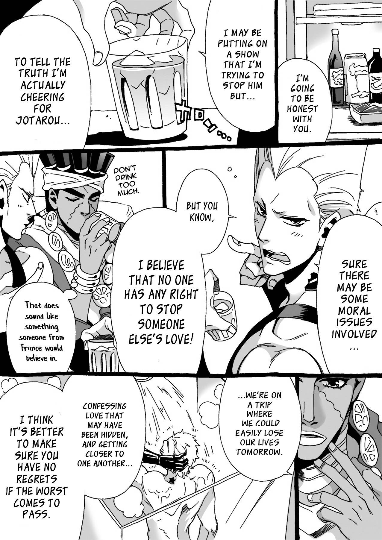 [Chrono Nanae] Mago Haji Jii wo Aishisugiteru | Grandson loves his Grandfather too much (JoJo's Bizarre Adventure) [English] {LeonTranslates}(misc art) 148