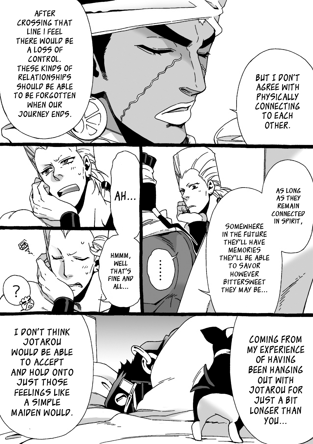 [Chrono Nanae] Mago Haji Jii wo Aishisugiteru | Grandson loves his Grandfather too much (JoJo's Bizarre Adventure) [English] {LeonTranslates}(misc art) 149