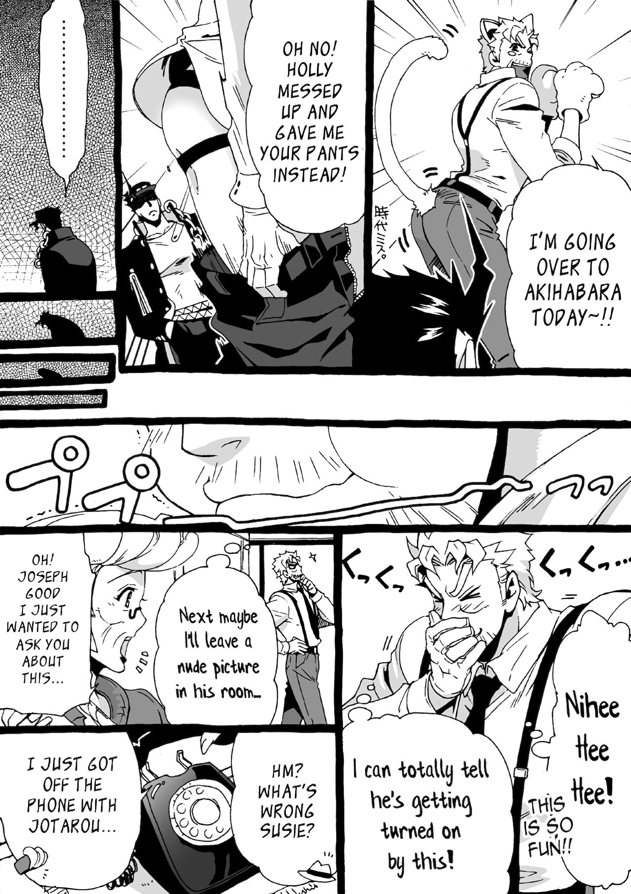 [Chrono Nanae] Mago Haji Jii wo Aishisugiteru | Grandson loves his Grandfather too much (JoJo's Bizarre Adventure) [English] {LeonTranslates}(misc art) 267